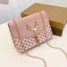 Women's Deer Tassel Crossbody Bag - Fashionable Shoulder Purse With Metal Accents (Boho Style Handbag)_viptrois.com