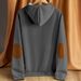Monochrome Man- European And American Men's Casual Pullover Jacquard Solid Color Hooded Embroidered Thickened_viptrois.com