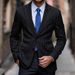 Men's Clothing 2025 Spring New Men's Striped Single Western Naples Suit Men's Casual Business Slim Suit Jacket Men_viptrois.com