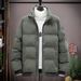 Men's Winter Tiger Print Cotton Jacket – 8XL Big & Tall Warm Coat With Stand Collar, Casual Outerwear For Plus Size_viptrois.com