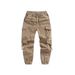 Men's All-Season Cargo Jogger Pants – Loose Fit, Plus Size, European & American Streetwear Style, Casual & Functional_viptrois.com
