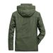 Men's Clothing Waterproof Fleece Jacket - Lightweight Quick-Dry Nylon Coat With Multiple Pockets, Loose Fit For All-Day Comfort (Khaki/Green/Black)_viptrois.com