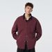 Men's Clothing Washed Work Jacket Color Blocked Vintage Washed Work Jacket – Distressed Cotton Overshirt With Contrast Collar For Urban Explorers_viptrois.com