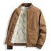 Pure Cross-Border Baseball Collar Jacket Winter Warmth Cold Protection 50% White Duck Down Cold-Proof Coat Men's Casual_viptrois.com