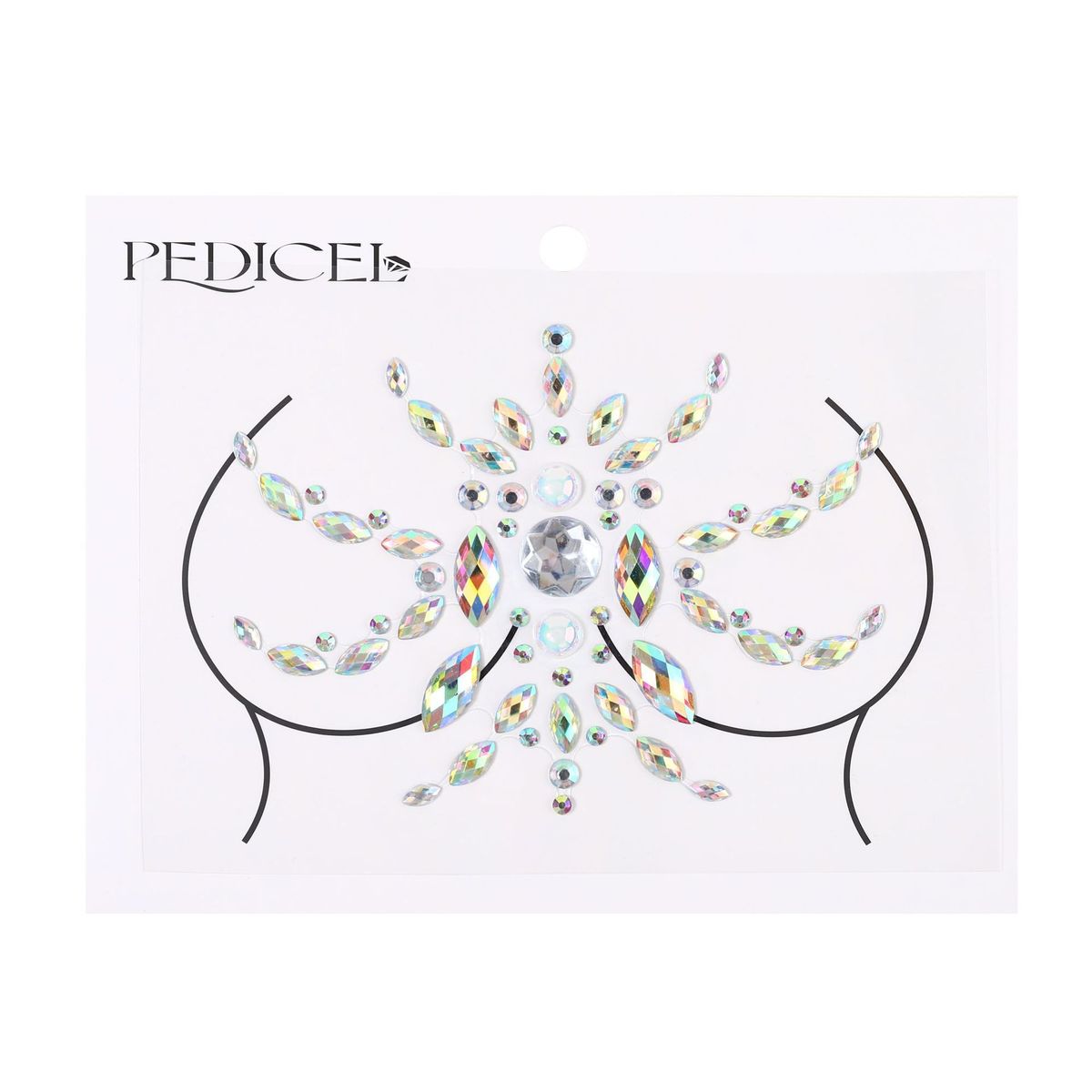 Halloween Edm Electronic Music Festival Face Stickers Eyebrow Stickers Diamond Resin Diamond Carnival Diamond Stickers Masquerade Face Decoration_viptrois.com