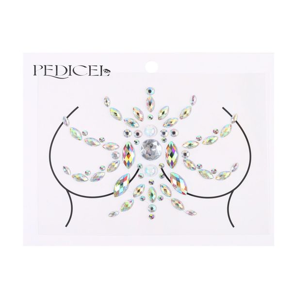 Halloween Edm Electronic Music Festival Face Stickers Eyebrow Stickers Diamond Resin Diamond Carnival Diamond Stickers Masquerade Face Decoration_viptrois.com