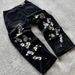 Men's Clothing Cherry Blossom Print Men And Women Spring Casual Trousers Hip Hop Y2K_viptrois.com