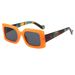 Men's Sunglasses New Square Frame Sunglasses Colorful Modern Ins Style Sunglasses Small Frame Fashionable Jelly Color Sunglasses_viptrois.com