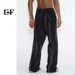 EF JEANS | 2023 Summer New Product Personalized Niche Tie-dye Striped Loose Straight Floor Mopping Jeans For Men And Women_viptrois.com