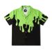 Men's Clothing Summer Digital Printing Creative Ink Splash Beach Casual Short Sleeved Cardigan Trendy Men's Shirt_viptrois.com