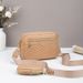 Women's Quilted Crossbody Bag - Minimalist Shoulder Purse With Mini Coin Pouch, Casual Everyday Use_viptrois.com