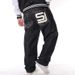 Men's Clothing Plus Size Plus Size Trousers Hip Hop Jeans Hiphop Hip Hop Print Loose Skateboard Pants_viptrois.com