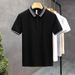 Men's Clothing Short Sleeved Polo Shirt Men's Trendy Summer T Shirt Korean Version Slim Trend 2024 New All Match T Shirt Top_viptrois.com
