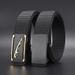 Men's Toothless Automatic Buckle Canvas Belt Fashion Woven Outdoor Military Training Woven Trouser Belt Nylon Tactical Outer Belt_viptrois.com