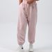 Men's Solid Color Sweatpants Suit_viptrois.com