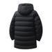 Men's Clothing Oversized Long Hooded Winter Coat With Thick Polyester Fill, Warm And Comfortable, Available In Grey, Black, Army Green (Sizes M-5XL)_viptrois.com