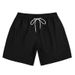 New Men's Quick Drying Swim Trunks Solid Color Casual Beach Shorts Four Point Lined Design_viptrois.com