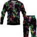 Loom 2023 Autumn Winter European And American Foreign Trade New Style Set Colorful 3D Printed Hooded Pullover Men's Trendy_viptrois.com