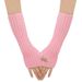 Autumn Winter Long Gloves For Men And Women, Sleeves, Half Finger, Fingerless, Warm Arm Covers, Knitted Gloves,_viptrois.com