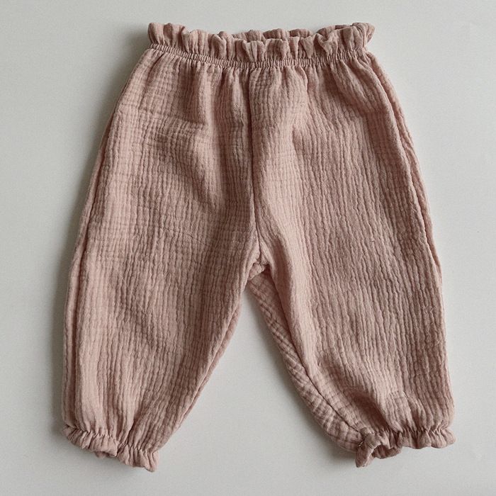 Baby Cotton Pants – Soft, Breathable & Stylish Long Pants With Cute Prints, Elastic Waist For Newborns & Toddlers (0-1 Year, 66-100cm)"_viptrois.com
