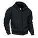 American Men's Autumn And Winter Warm Fleece Functional Hooded Zipper Casual Sweater_viptrois.com