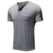 2023 Summer New Foreign Trade Men's Short-sleeved T-shirt, Cross-border Clothing Henry T-shirt European And American Men's Clothing Wholesale Supply_viptrois.com