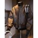 Men’s Vintage Cracked PU Leather Jacket – Retro Biker Style With Ribbed Hem Windproof & Abrasion-Resistant, Short-Length Design_viptrois.com