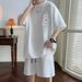 Men's Clothing Loose Short Sleeve Suit_viptrois.com