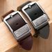 New Leather Cowhide Men's Belt Fashion Metal Alloy Pin Buckle Adult Luxury Brand Jeans Business Casual Waist Male Strap Brand_viptrois.com