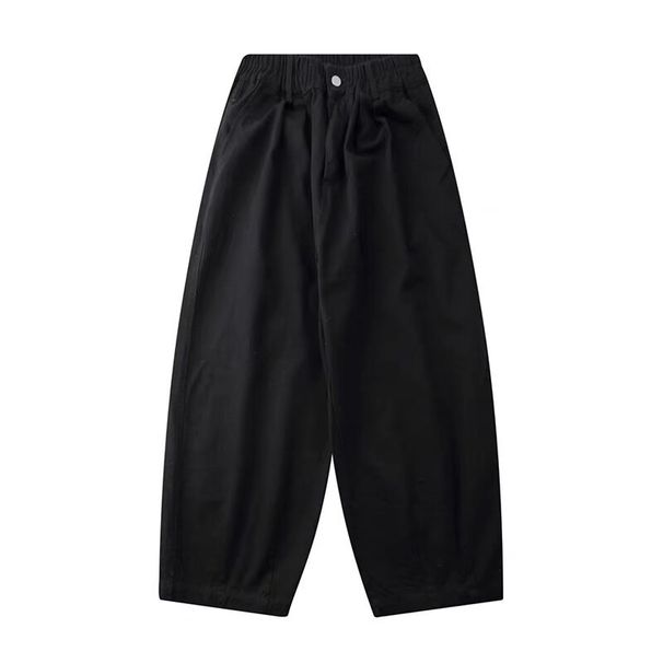 Men's Clothing Teenagers Japanese Retro Light Colored Straight Tube Drape Mopping Slimming And Meat Covering Versatile Four Season Denim Casual Pants_viptrois.com