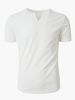 Summer New Men's Sports Elastic T-shirt American Fashion Henry Shirt Casual Short Sleeved Shorts Set For Men_viptrois.com