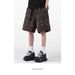 Unisex American Style Retro Summer Ethnic Drawstring Elastic Casual Shorts Loose Fit Versatile Five Point Pants For Couples_viptrois.com