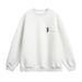 Monochrome Man- 380G Heavyweight Crew Neck Sweatshirt Autumn New Fun Textured Embroidery Loose Fit Trendy Brand Sports Jacket Q_viptrois.com