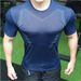 Men's Crew Neck Short Sleeve T-Shirt Summer New Breathable Printed Multi Color Top Milk Silk Outdoor Sport Wear_viptrois.com