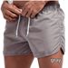 Men's Clothing New Men's Fashion Beach Shorts Polyester Multi Color Sports Three Quarter Shorts Men_viptrois.com