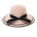 Spring and Summer Woven Straw Versatile for Women, Beach Big Edge Bow Anti Sun Hat, Noble Style Sunshade Hat_viptrois.com
