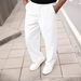 Men's Casual Straight Leg Pants Spring Autumn Loose Wide Leg Floor Length Simple Versatile Cross Border Style_viptrois.com