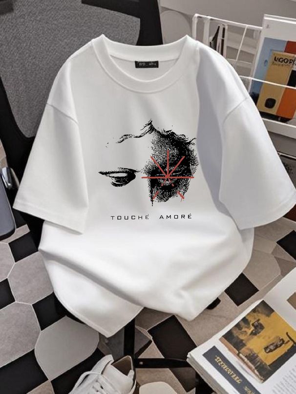 Statue Natural, Touche Amore Band T-shirt, Classic Sand Color, Unisex Shirt Soft Fashion Stretched Unisex Comfortable Breathable Casual Stylish_viptrois.com