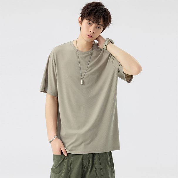 Men's Clothing New Men's T Shirt Short Sleeve Summer Thin Breathable Trend High End Full Print Short Sleeve Large Size Men's T Shirt_viptrois.com