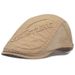 New Men's Fashion Beret Korean Trendy Letter Forward Cap Casual British Style Hat_viptrois.com