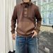 Pure Pure European Station New Men's Autumn Winter Hoodie Versatile Simple Lazy Style Patchwork Long Sleeve Top_viptrois.com
