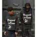 Men's Clothing European And American High Street Hip Hop Street Time Swirl Foaming Graffiti Letters Hoodie Sweatshirt Europe And America_viptrois.com