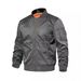 Men's MA-1 Style Bomber Jacket - Military Inspired Slim Fit Nylon Jacket With Stand Collar (6 Colors, XS-XXXL)_viptrois.com