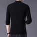 Factory Direct Supply Half Turtleneck Long Sleeve Plus Size Casual T-Shirt Men's Base Shirt 8523#_viptrois.com