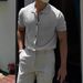 Men's Clothing Sweater Short Sleeved Top Loose Design Niche T Shirt_viptrois.com