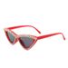 Trendy triangular glasses, fashionable and exaggerated with sunglasses, cat eye patch diamond sunglasses_viptrois.com