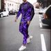 2025 Autumn And Winter New Men's Trendy Round Neck Long-sleeved Sweater Trousers Set_viptrois.com