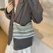 Women's Crossbody Bags Ladies Straw Bag Simple Texture Shoulder Bag Crossbody Bag_viptrois.com