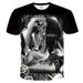 2025 New Trendy Men's 3D Digital Skull Printed Loose Short Sleeved T-shirt_viptrois.com