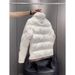 White Duck Down Jacket Men's Winter 2025 New Color Blocked Stand Up Collar Warm And Thick Fashionable Jacket_viptrois.com